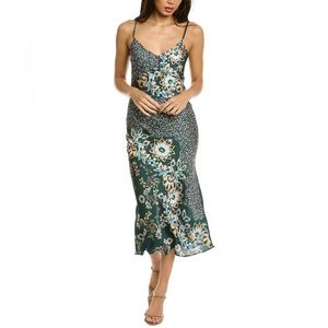 Free People Your Better Side Slip In Rosemary Combo Medium